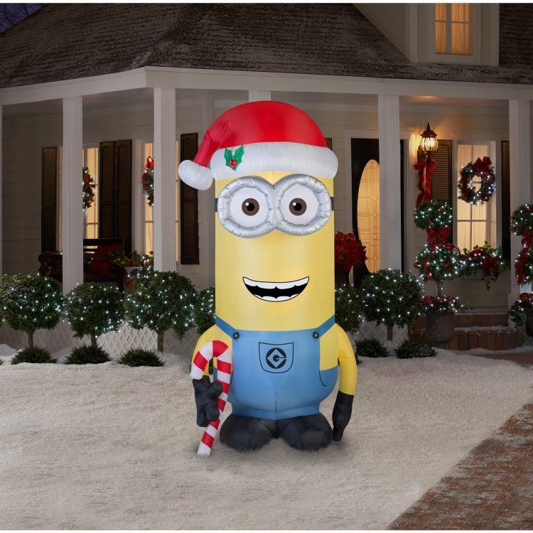 air blown minion for christmas