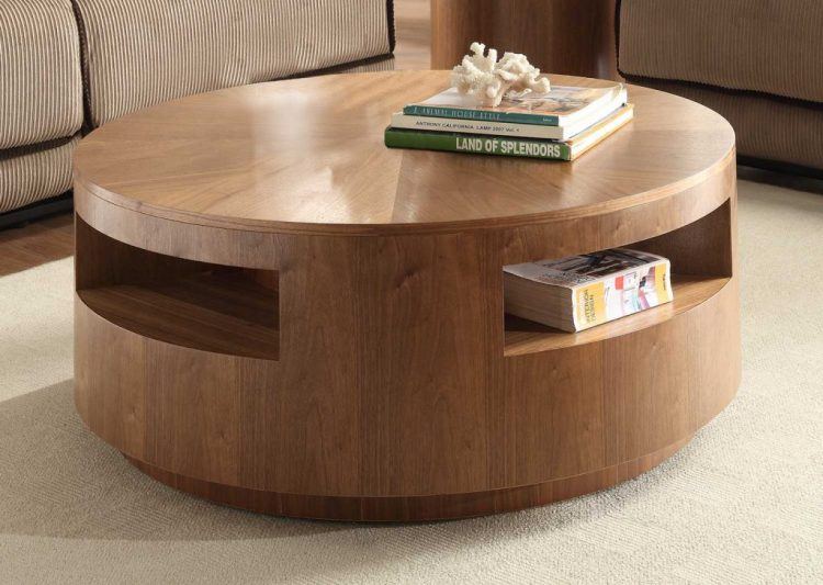 large round circular coffee table