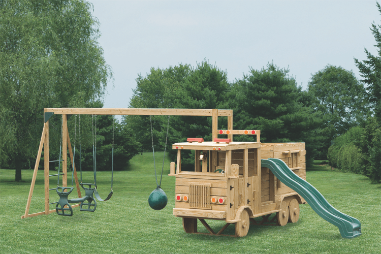 firetruck playground for yard