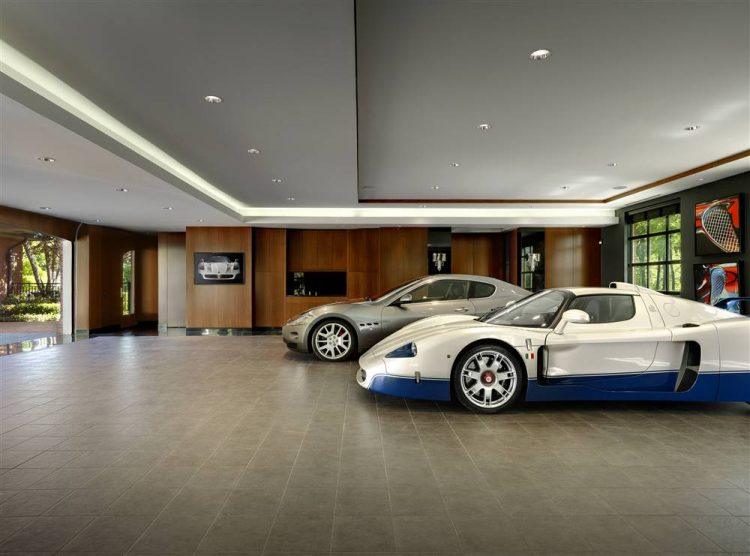 beautiful modern car garage