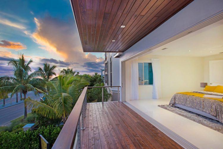 master bedroom with beautiful balcony