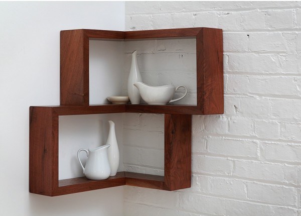 beautiful wooden box shelves