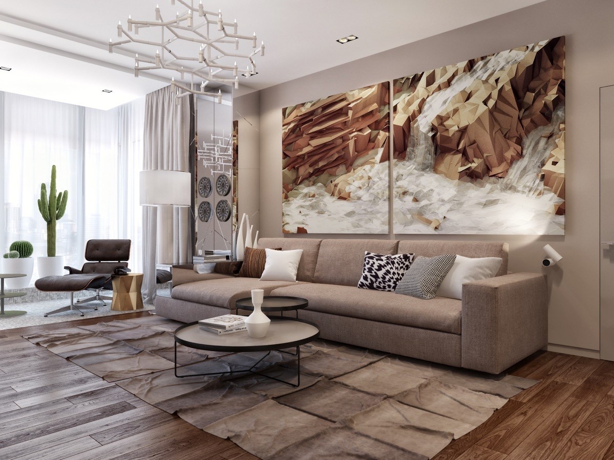 living room artwork set