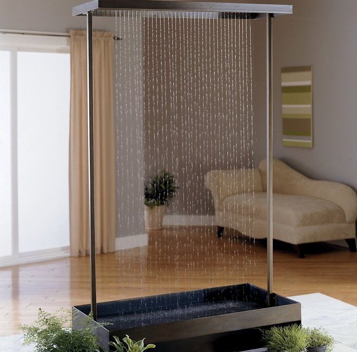 beautiful home indoor waterfall