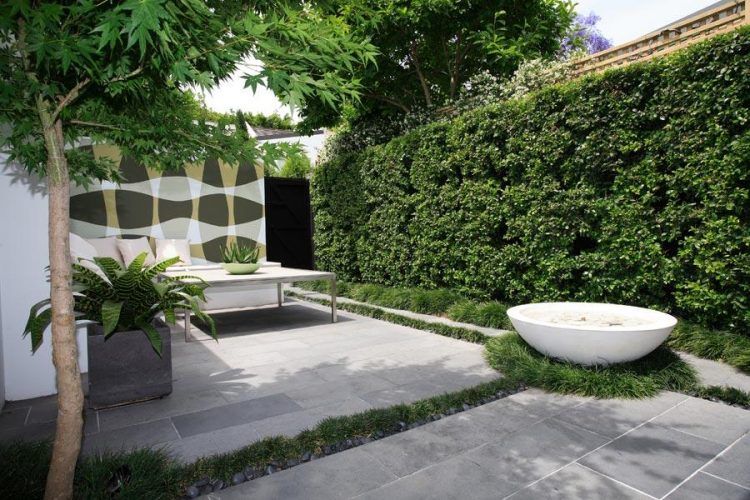 minimalist backyard garden design