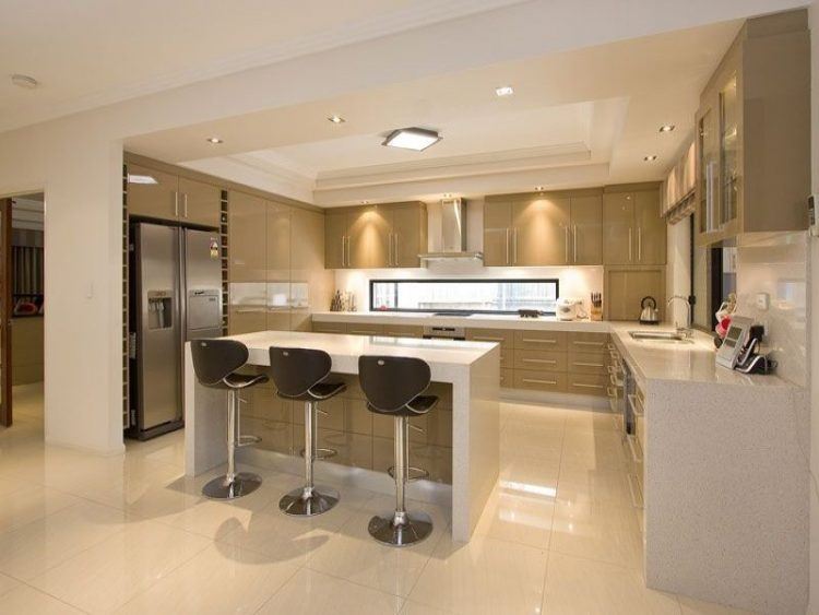 open kitchen with modern design