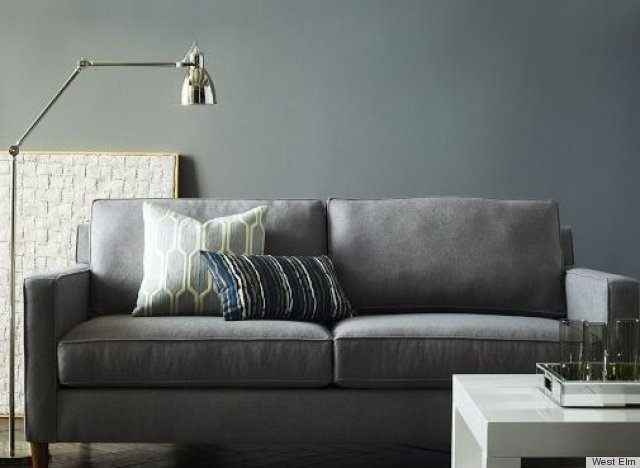 small gray couch for apartment