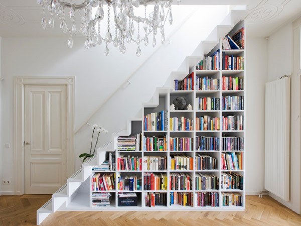 cube storage space under staircase