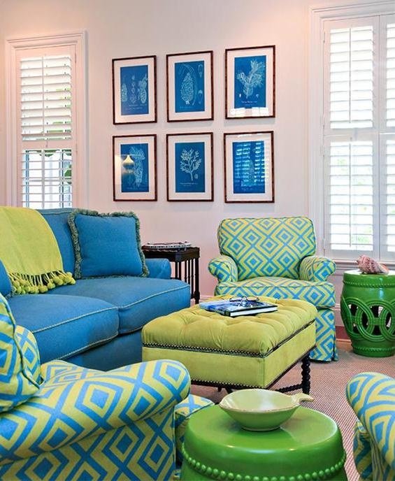 bright and beautiful living room colors