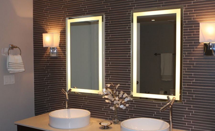 20 Bright Bathroom Mirror Designs With Lights