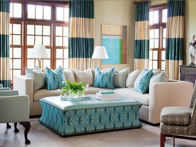 cool blue living room decor