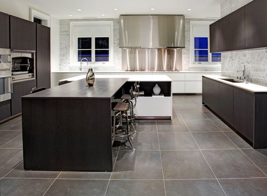 15 Cool Kitchen Designs With Gray Floors