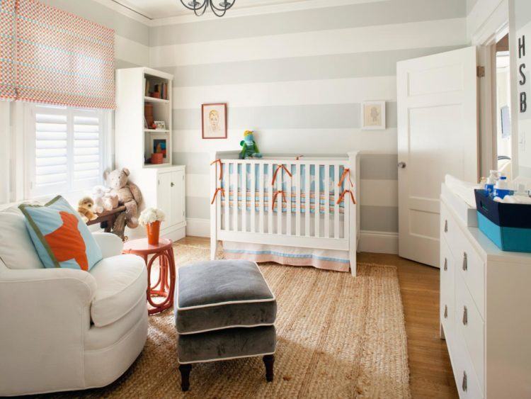 nursery room with decorations