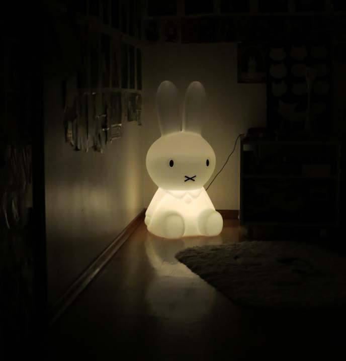 cute bunny lamp for kids bedroom