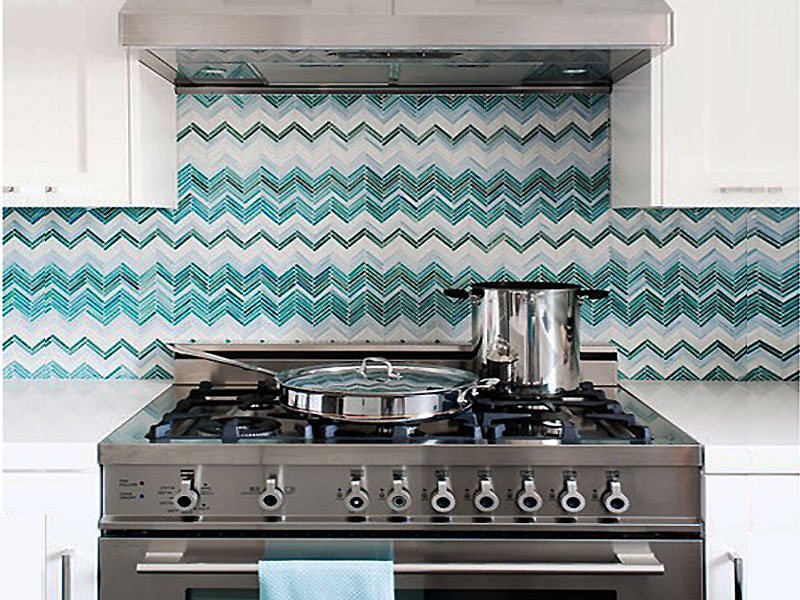 removable stove backsplash