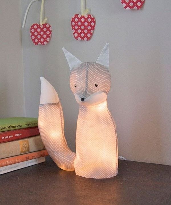 diy fox night light for kids