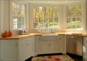 20 Gorgeous Kitchen Designs With Bay Windows - Housely