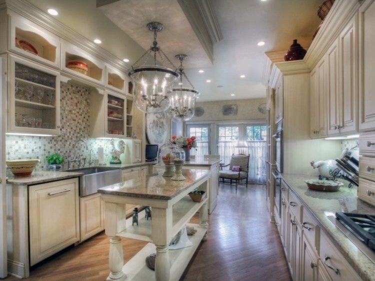 beautiful kitchen with classic breakfast nook