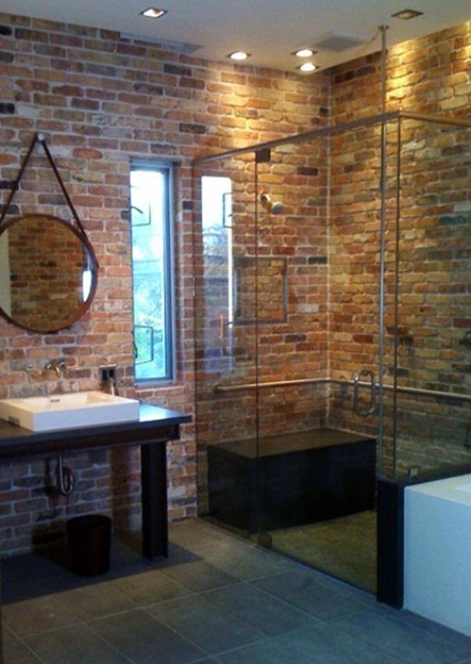 10 Of The Most Amazing Brick Shower Designs Housely