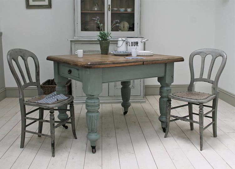 small farmhouse kitchen table