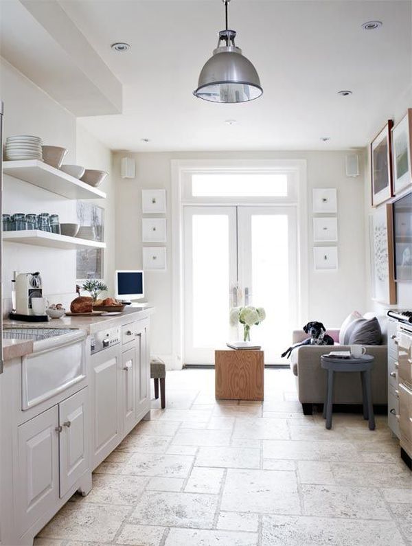 kitchen with lots of natural light