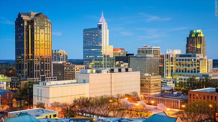 view of raleigh nc