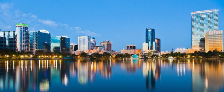 beautiful view of orlando fl