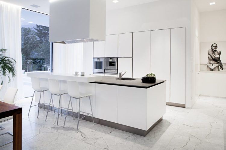 modern white kitchen design