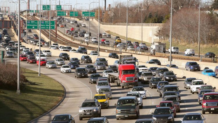 traffic in chicago