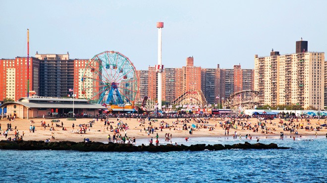 view of coney island