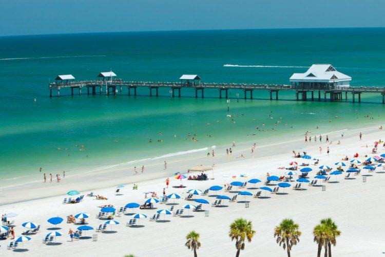 beautiful clearwater beach