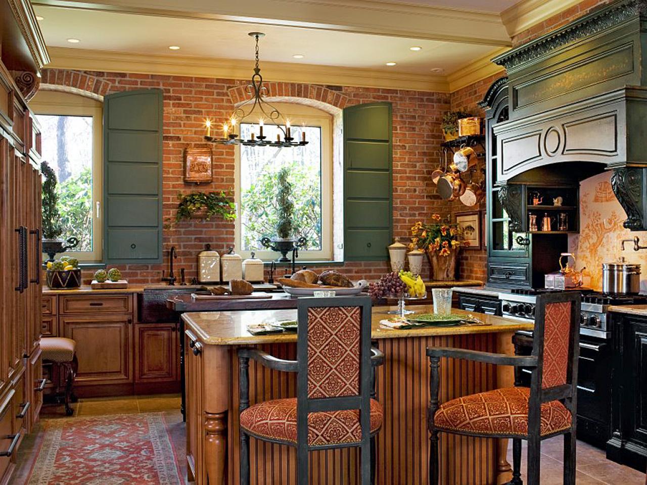 20 Kitchen Designs With Exposed Brick Walls - Housely