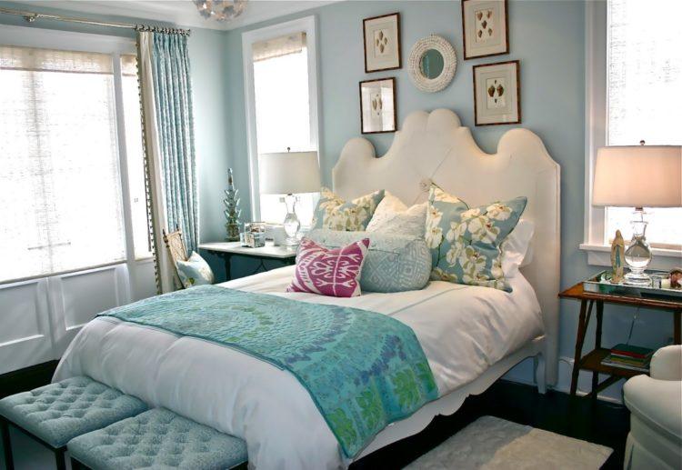 cute blue bedroom for teenage girl