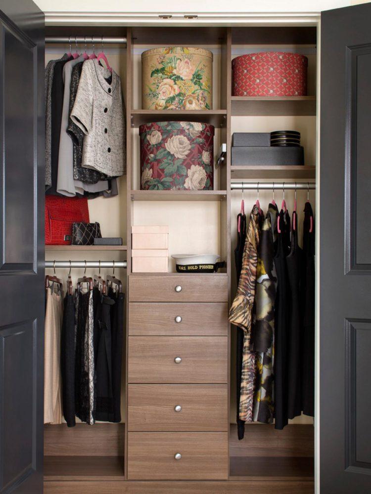 skinny closet rack