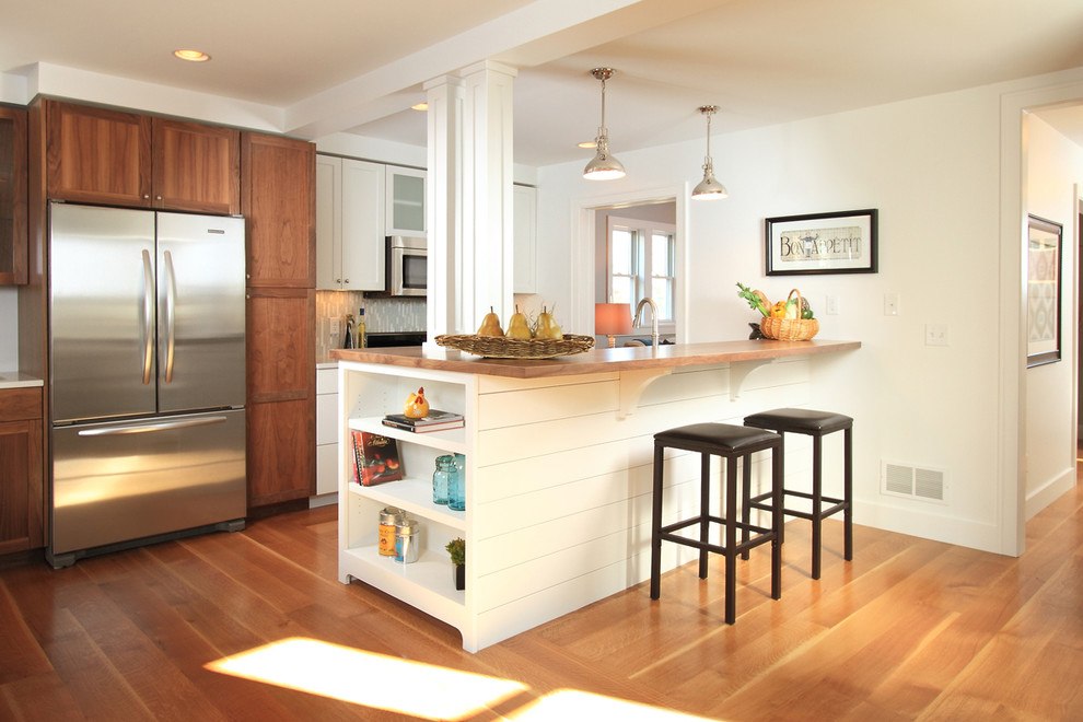 15 Beautiful Kitchen Island Designs With Columns Housely