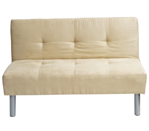 small taupe futon