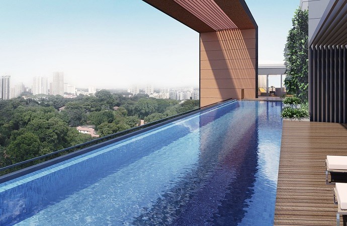 beautiful sky pool with amazing view