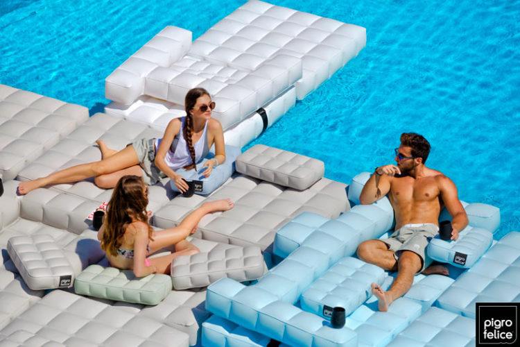 cool floating pool furniture