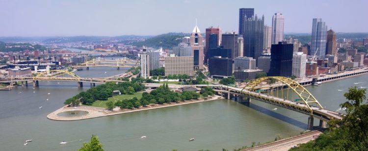 beautiful view of pittsburgh pa