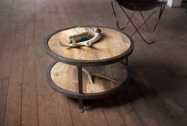 small round coffee table design