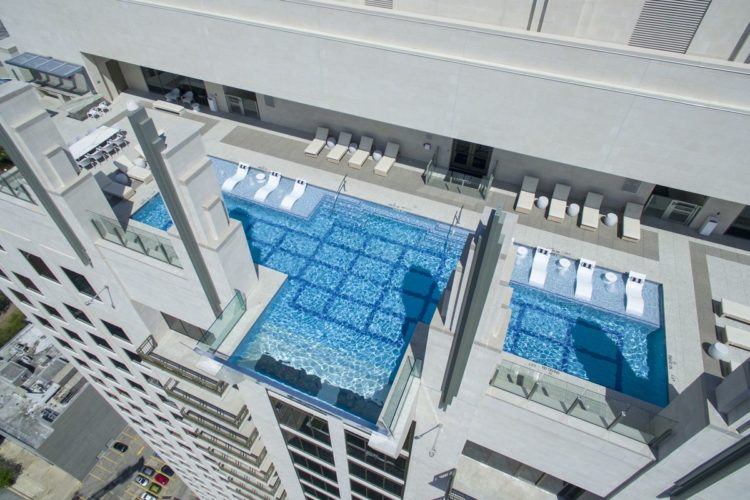 sky pool in houston tx