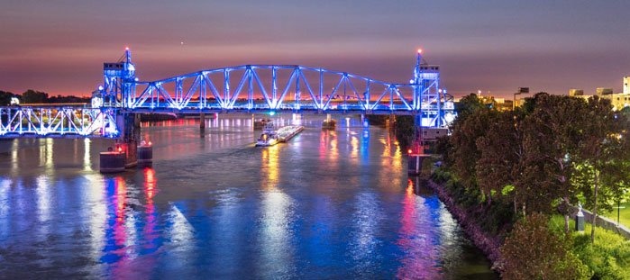 skyline view of little rock ar