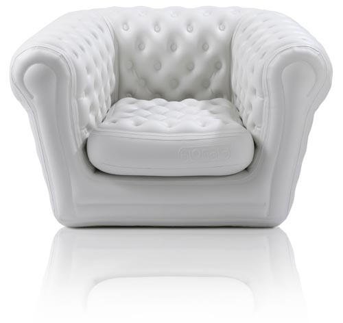 inflatable white chair