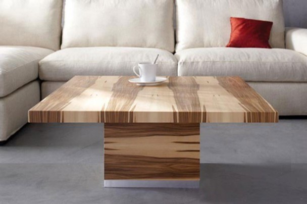 simple square coffee table design