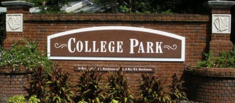 college park ga sign