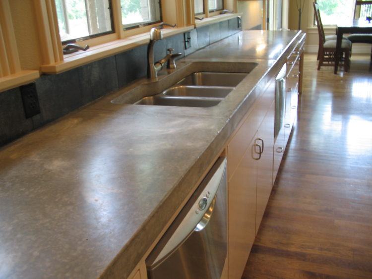 custom concrete countertop