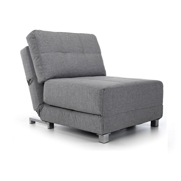 gray small futon chair