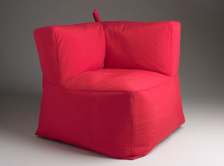 inflatable red chair