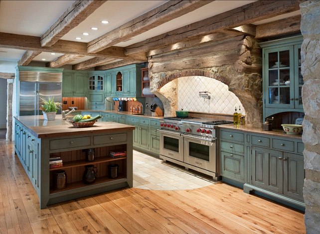 beautiful modern rustic style kitchen