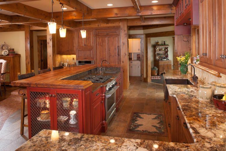 rustic kitchen island ideas